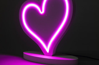 Cuore luminoso singolo