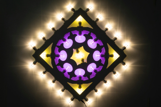 Rosone Diamante Viola
